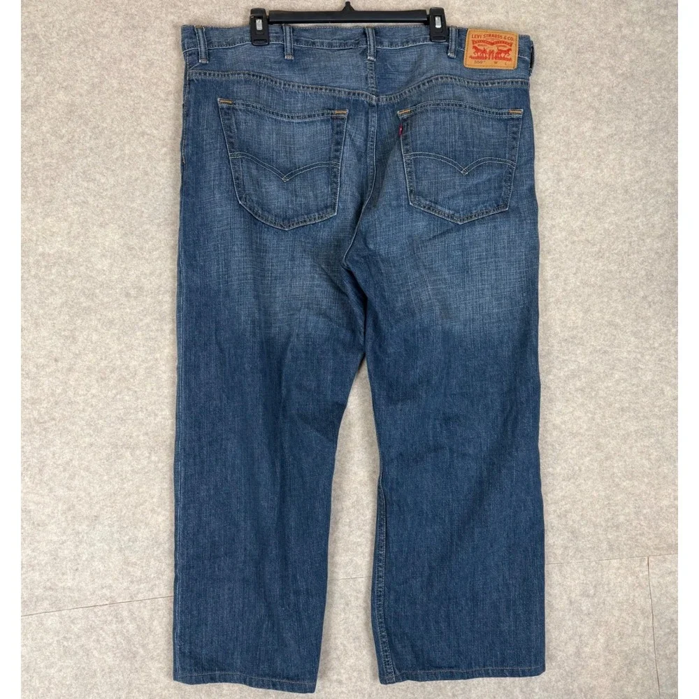 Levis 559 Relaxed Straight Jeans 44x29 Blue Denim Medium Wash 01559-0003